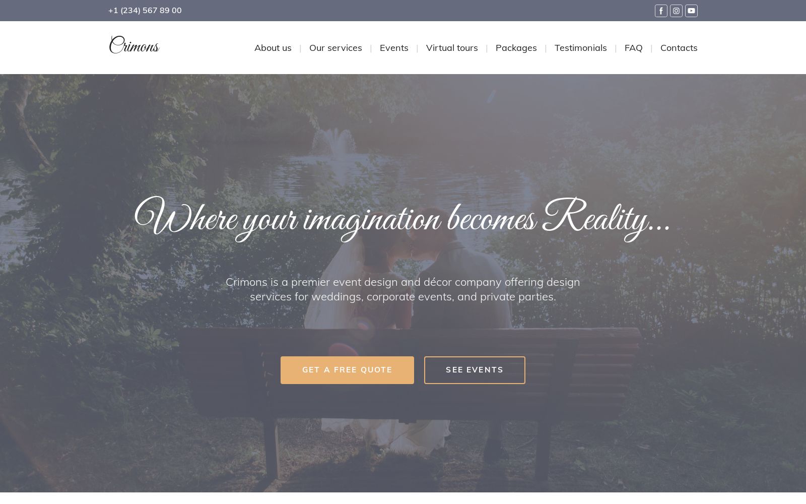 Horror Website Template Image