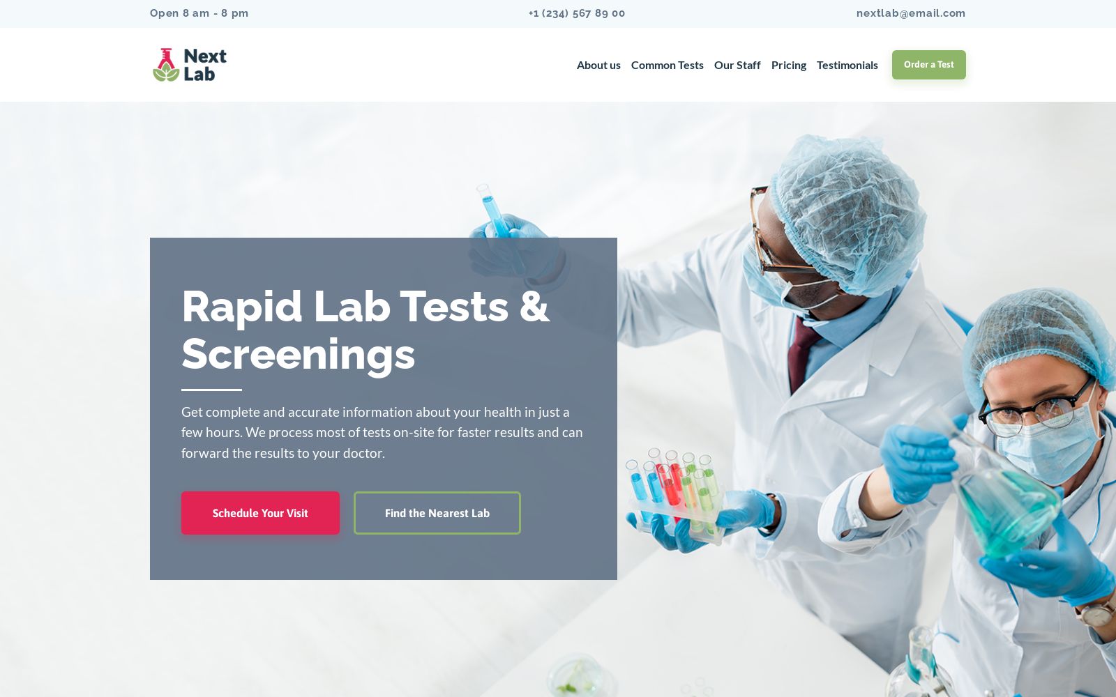 Medical Office Website Design Image