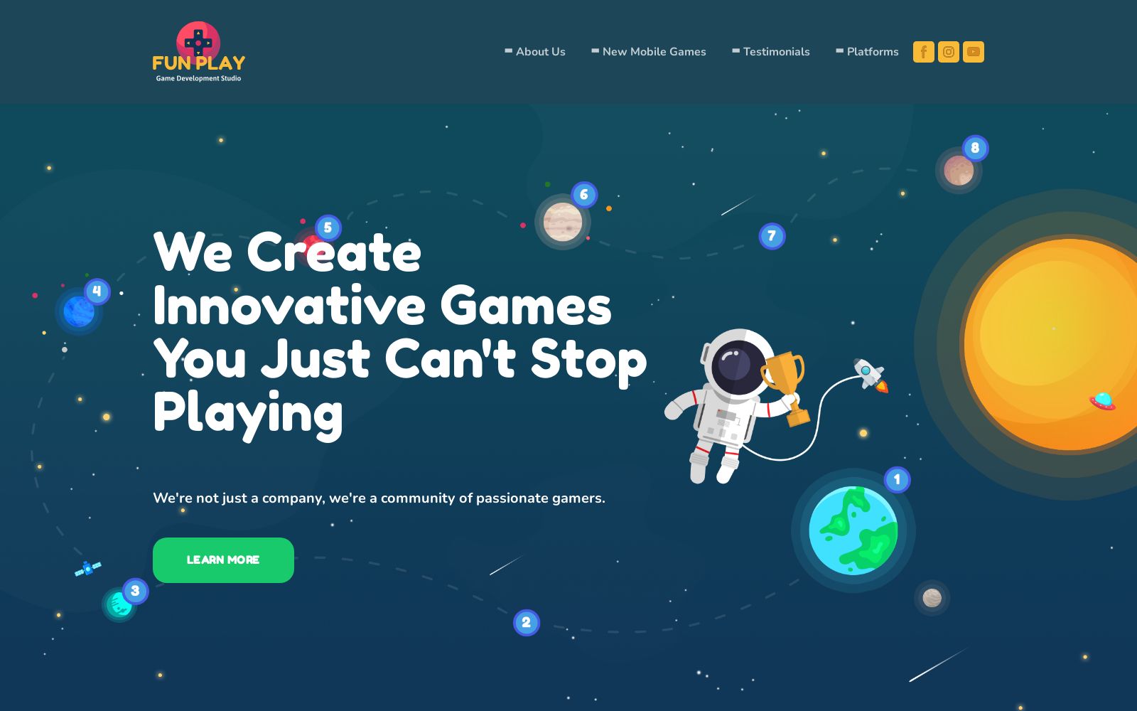 Game Store Template for Online Video Games Shop image